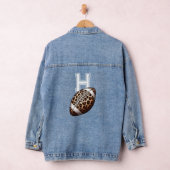 Monogram Jaguar Texture Football Ball Jeansjacke (Hangar)