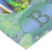 Monogram Jamaican River Raft Ride J001 Großer Tischläufer (Ecke)