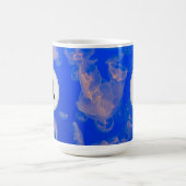 Monogram Jellyfish Foto Kaffeetasse (Mittel)