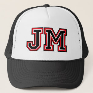 Monogram 'JM' Truckerkappe