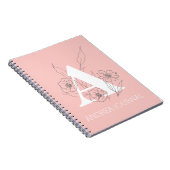 Monogram Journal-Planner Notizblock (Rechte Seite)