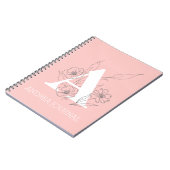 Monogram Journal-Planner Notizblock (Linke Seite)