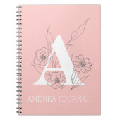 Monogram Journal-Planner Notizblock (Vorderseite)