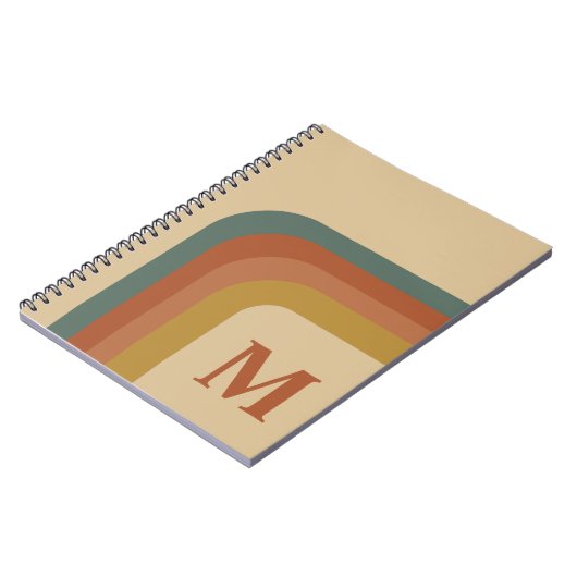 Monogram Journal, Sketchbook, or Notebook Notizblock (Linke Seite)
