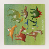 Monogram Jurassic in der Natur niedlich Puzzle (Horizontal)