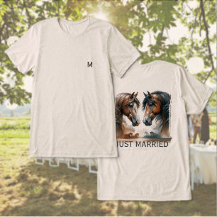 Monogram Just Married Graphic T - Shirt
