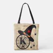 Monogram K Cloudy Hexenspinnen Name All-over Tasche (Rückseite)