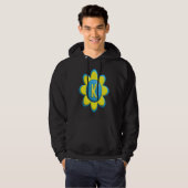 Monogram K  Colorful Flower Hoodie (Vorne ganz)