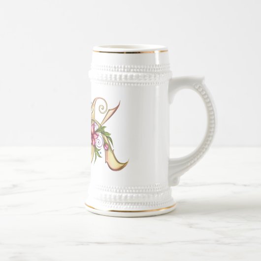 Monogram K Gift Tasse (Rechts)