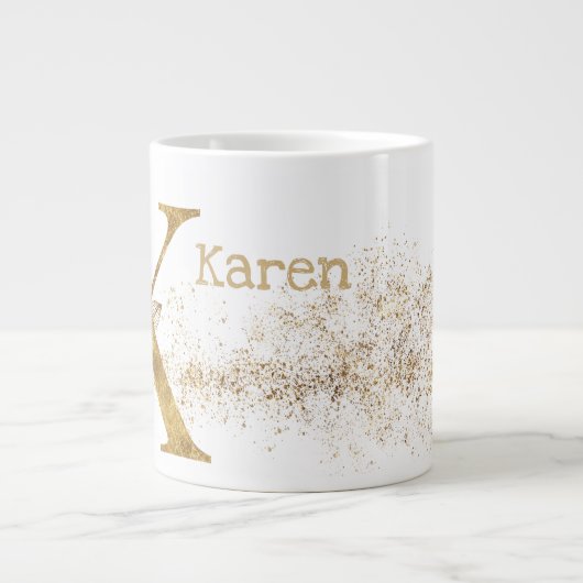 Monogram "K" Jumbo Tasse Soup Ice Cream (Vorderseite)