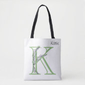 Monogram K Lavendel Eucalyptus Tasche (Vorderseite)