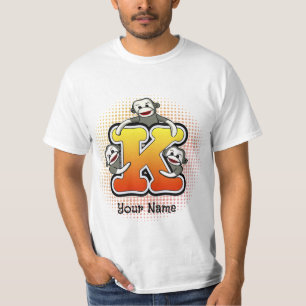 Monogram K Sock Monkey T - Shirt