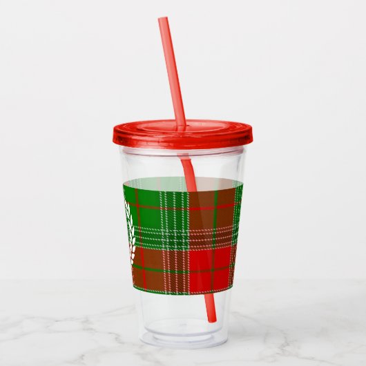 Monogram Kariert Acrylic Acryltrinkbecher (Links)