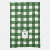 Monogram Kariert Gingham Geschirrtuch (Vertikal)