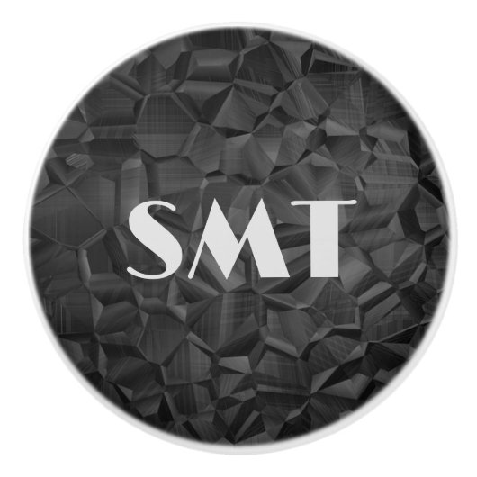 Monogram Keramikknauf (Vorderseite)