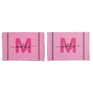 Monogram Kissenbezug