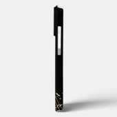 Monogram-Klaviertasten und Musiknotizen Case-Mate iPhone Hülle (Rückseite / Links)