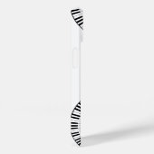 Monogram-Klaviertasten und Musiknotizen Galaxie 3 Case-Mate iPhone Hülle (Rückseite / Rechts)