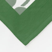 Monogram Kleeblatt Fleece Blanket (Ecke)