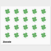 Monogram Kleeblatt Irish Green Painting Stickers (Blatt)
