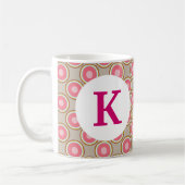 Monogram, kundenspezifische Coffee Tasse Hübsch Ci (Links)