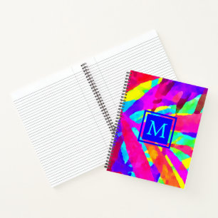 Monogram Künstlerische MusterNotebook Notizblock