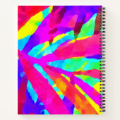 Monogram Künstlerische MusterNotebook Notizblock (Rückseite)