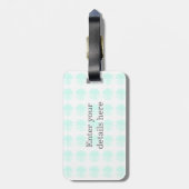 Monogram L Flexible Horse Personalisiert Gepäckanhänger (Rückseite vertikal)