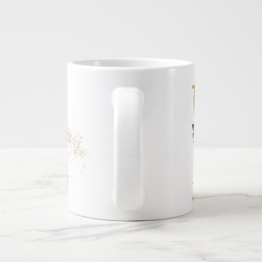 Monogram "L" Jumbo Tasse Suppe Eiscreme (Rückseite)