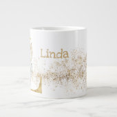 Monogram "L" Jumbo Tasse Suppe Eiscreme (Vorderseite)