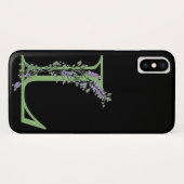 Monogram L Lavender Eucalyptus Case-Mate iPhone Hülle (Rückseite (Horizontal))