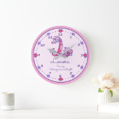 Monogram L Lenora Herzname bedeutet Uhr (Zuhause)