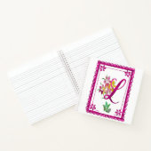 Monogram L: Notebook Notizblock (Innenseite)