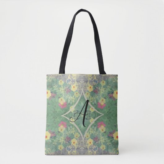 Monogram La Boca Wildblume Symmetrie Tasche (Vorderseite)