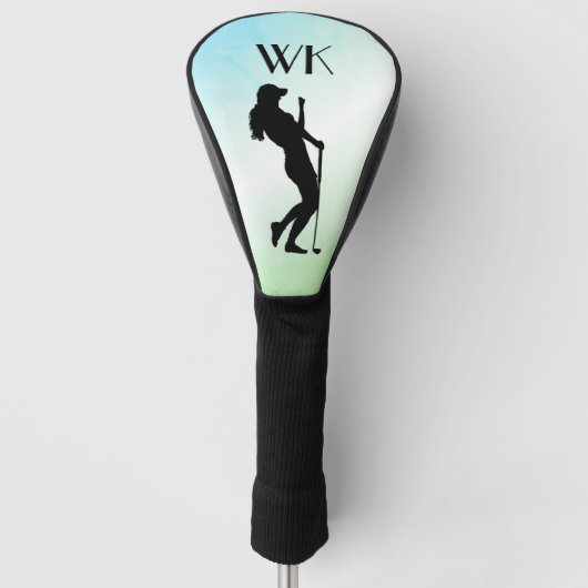 Monogram Ladys Golf Green Headcover (Vorderseite)