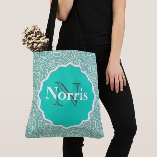 Monogram Ladys Tote Bag Tasche (Von Nahem)