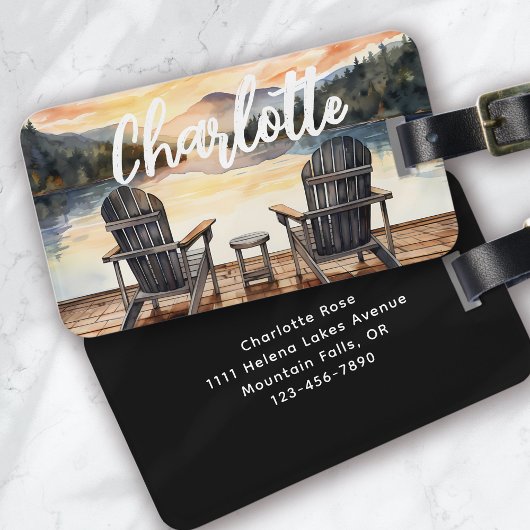 Monogram Lake Travel Gepäckanhänger