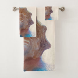 Monogram Lässig Beach Sea Muschel Badhandtuch Set