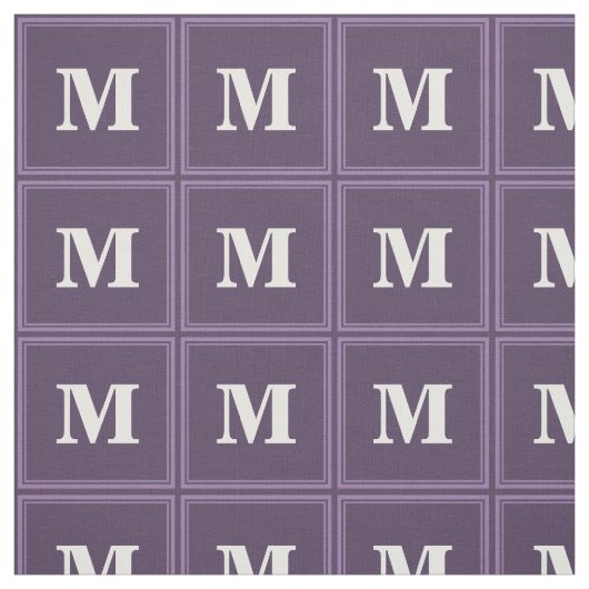 Monogram Lavendel Stoff (Muster)