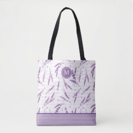 Monogram Lavendel Tote Bag Tasche