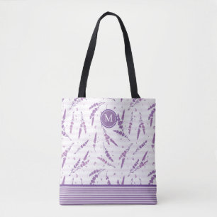 Monogram Lavendel Tote Bag Tasche