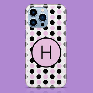 Monogram Lavendel und Black Case-Mate iPhone Hülle
