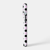 Monogram Lavendel und Black iPhone 15 Hülle (Linke Seite)