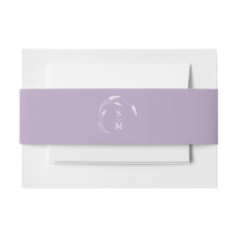 Monogram Lavender Wedding