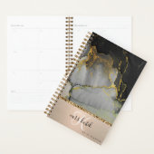 Monogram-Lehrer-Planner aus Gold und schwarzem Mar Planer (Anzeige)