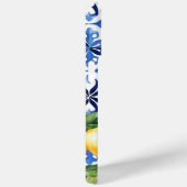 Monogram Lemon Citrus Fruit Elegant Mittelmeer Case-Mate iPhone Hülle (Rückseite / Rechts)