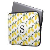 Monogram Lemon Citrus Laptopschutzhülle (Vorderseite Links)