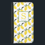 Monogram Lemon Citrus Name Geldbeutel Hülle Für Das Samsung Galaxy S5<br><div class="desc">Monogram Zitronencitrus Samsung Galaxy Brieftasche mit Namen. Einfache Änderung von Monogramm und Name von der Produktseite. Spaß und niedliches Sommermuster.</div>