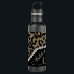 Monogram Leopard Diamon Glitzer Stainless Steel Wa Edelstahlflasche<br><div class="desc">Monogram Leopard Diamond Glitzer Design sie werden Liebe. Das ist ein tolles Geschenk für jemanden,  der etwas Besonderes ist.</div>