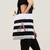 Monogram Letter A Shopping reusable tote bag Tasche (Von Nahem)